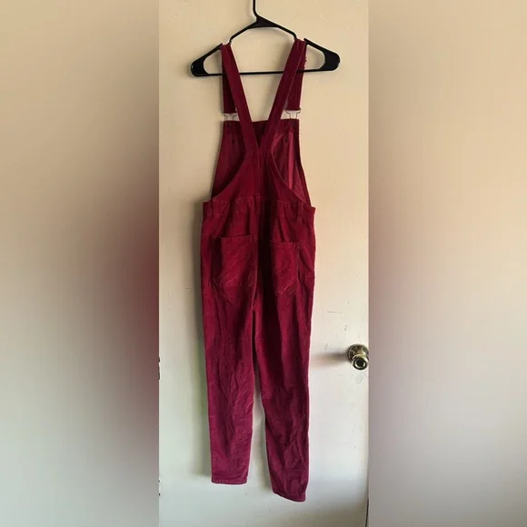 We The Free People Slim Ankle Corduroy Overalls. Could fit size 24-27! - Picture 4 of 10